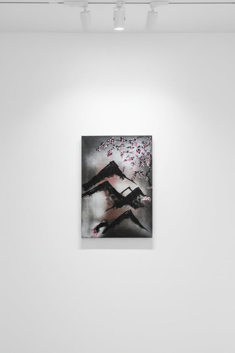 Bold, expressive abstracts in gold, black and white — original works exploring movement, texture and light. Each piece is one of a kind.